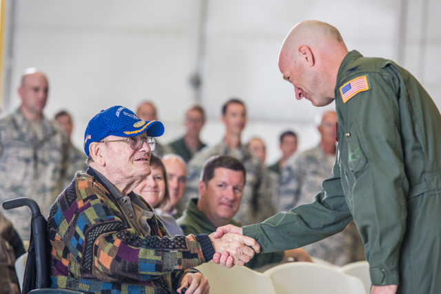 Vietnam War veterans are honored at air show